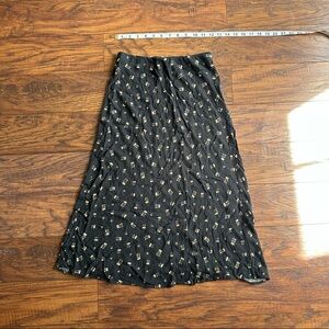 love,fire floral maxi skirt